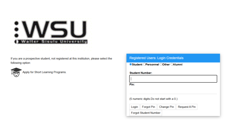 WSU Student Portal 
