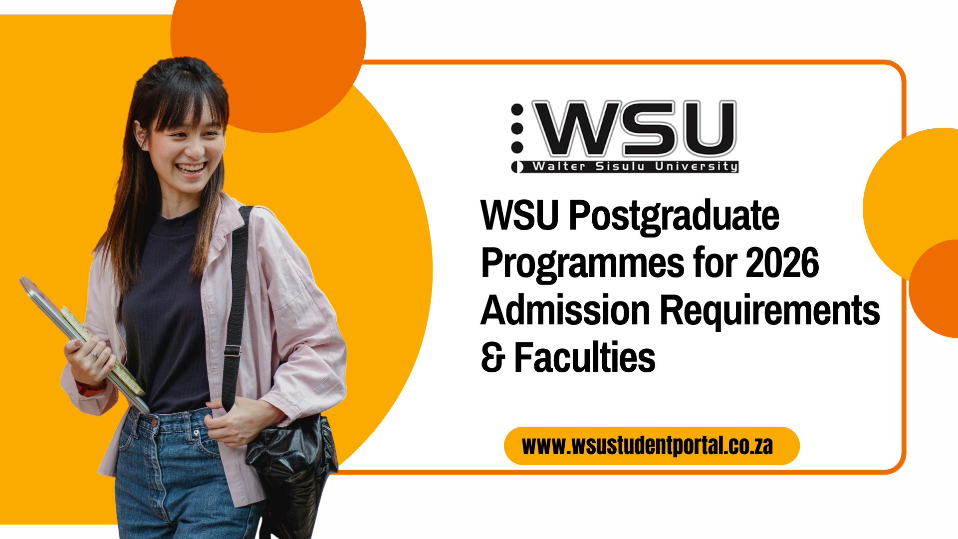 WSU Postgraduate Programmes for 2026