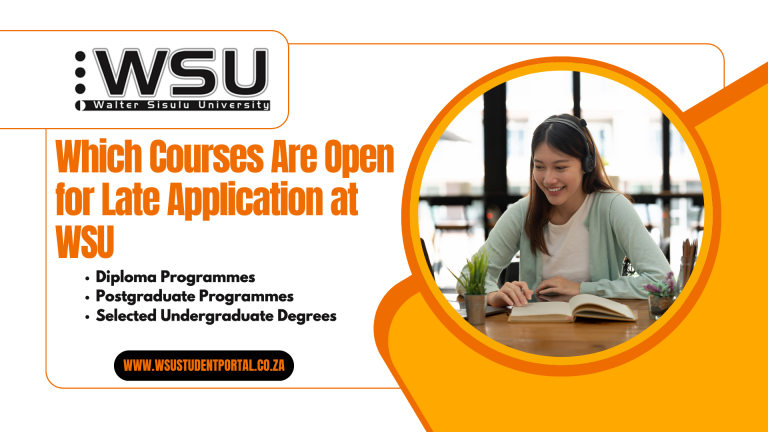 Which Courses Are Open for Late Application at WSU
