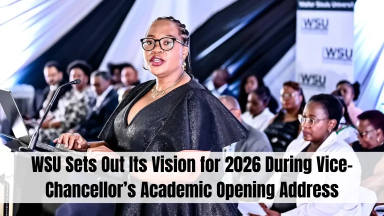WSU Sets Out Its Vision for 2026 During Vice-Chancellor’s Academic Opening Address